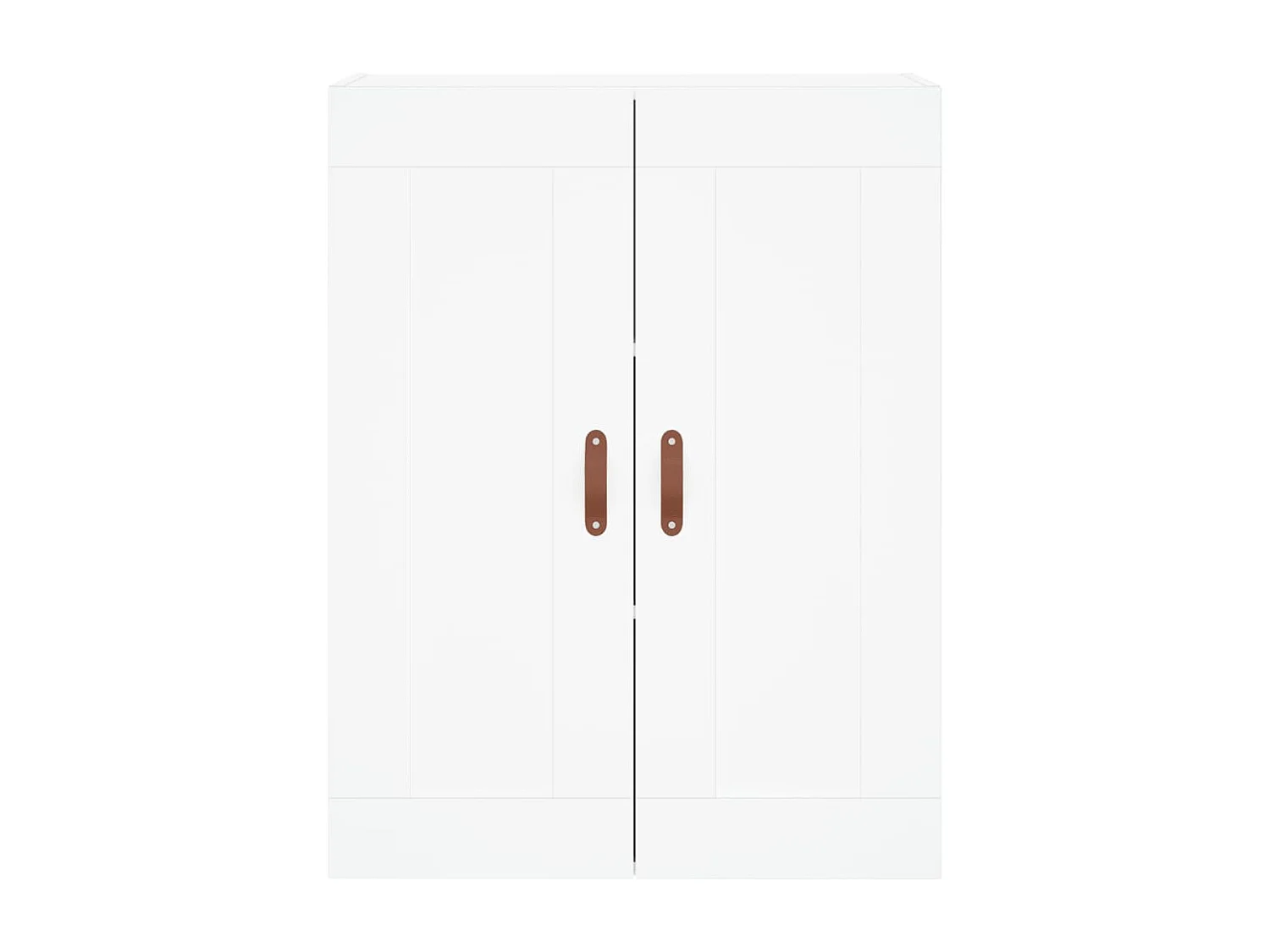 Wit hoog dressoir 69,5x34x180 cm Technisch hout