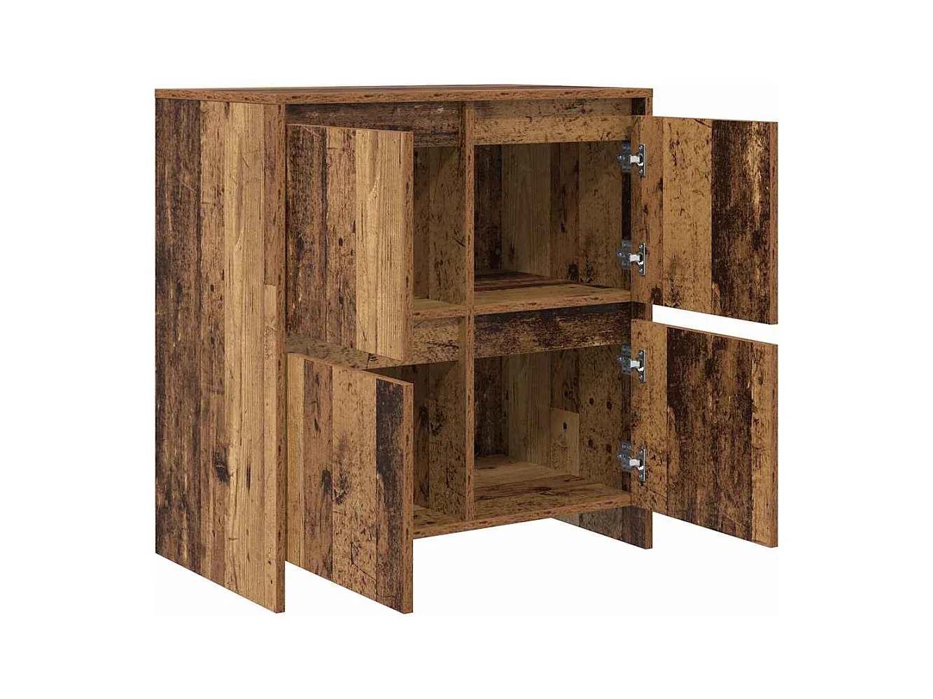 Dressoir Antiek hout 70 x 41 x 75 cm Bewerkt hout