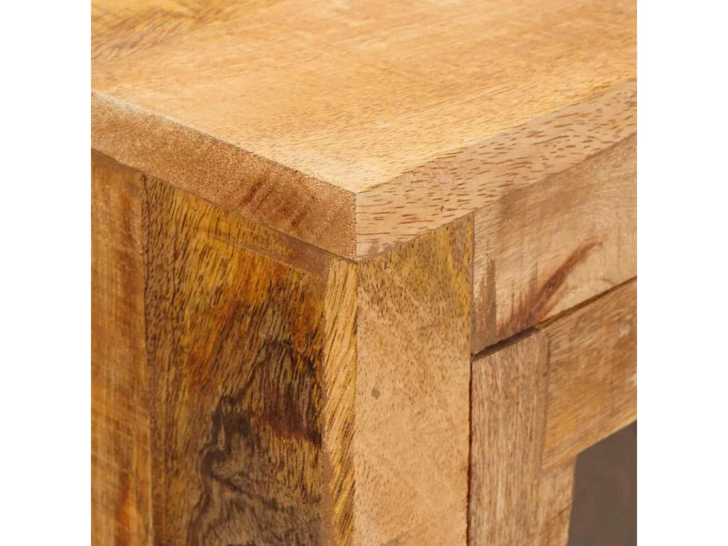 Haut Armoire Marron 40 x 30 x 120,5 cm bois de manguier massif