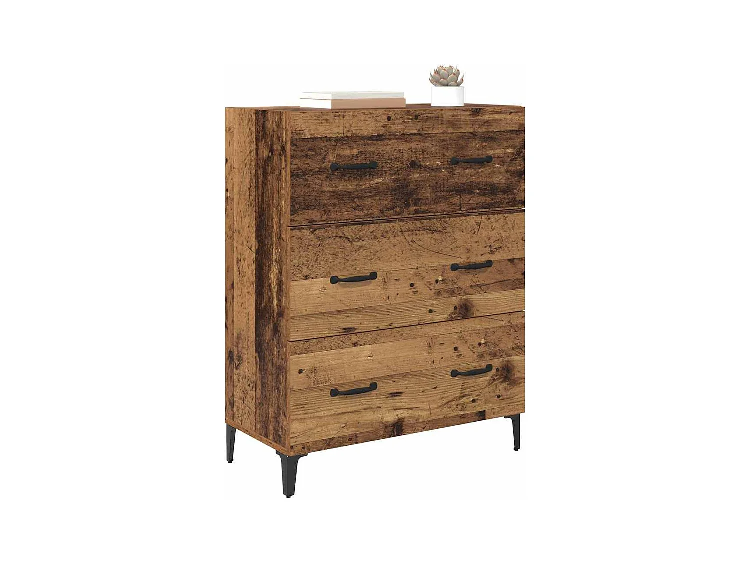 Buffet Bois ancien 34 x 69.5 x 90 cm Bois d'ingénierie