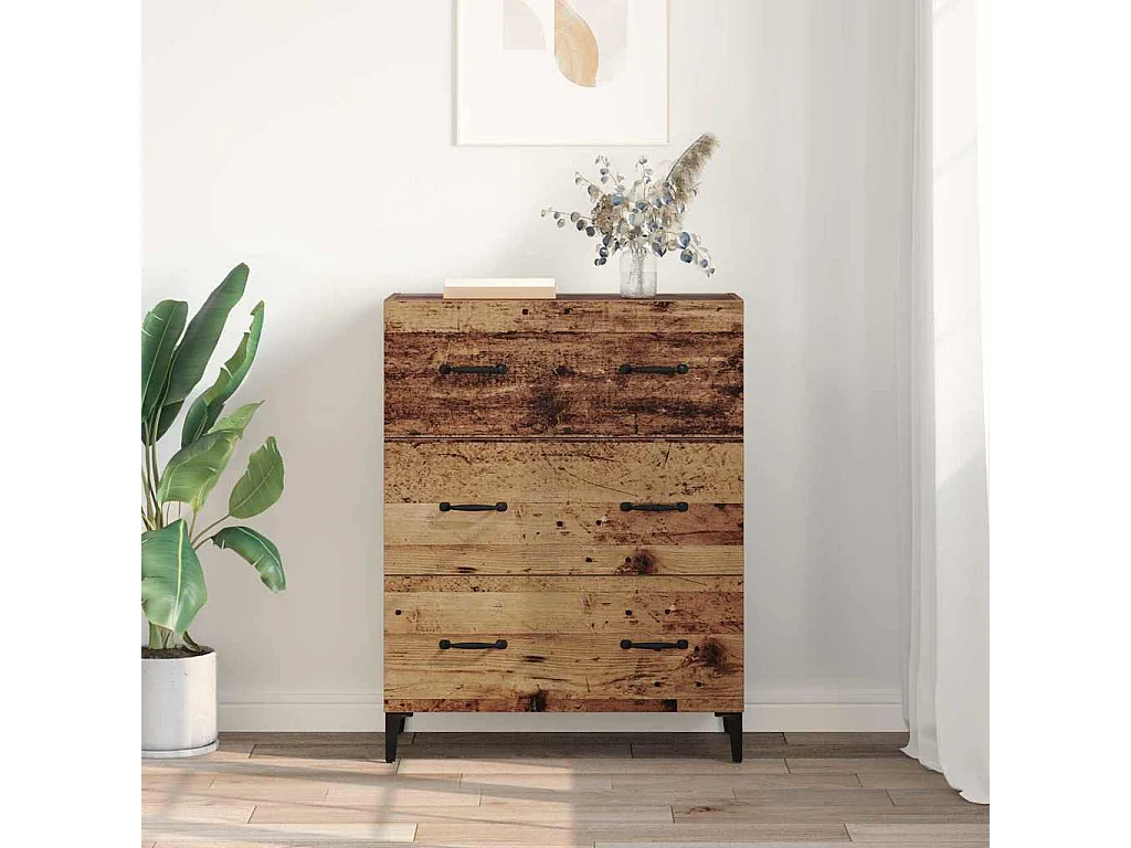 Buffet Bois ancien 34 x 69.5 x 90 cm Bois d'ingénierie