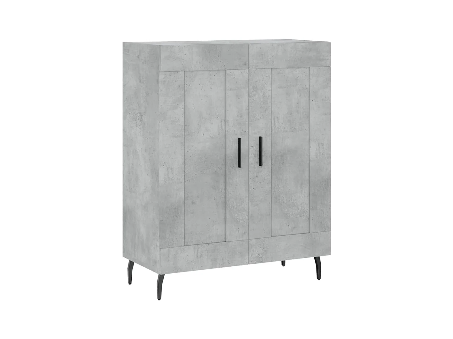 Hoge dressoir Betongrijs 69,5x34x180 cm Technisch hout