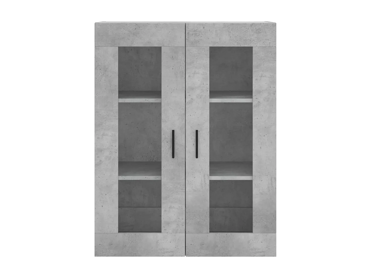 Hoge dressoir Betongrijs 69,5x34x180 cm Technisch hout