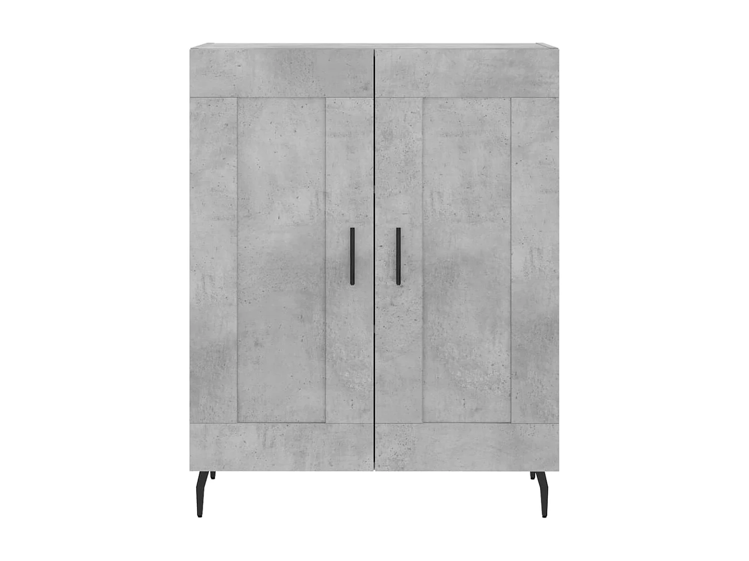 Hoge dressoir Betongrijs 69,5x34x180 cm Technisch hout