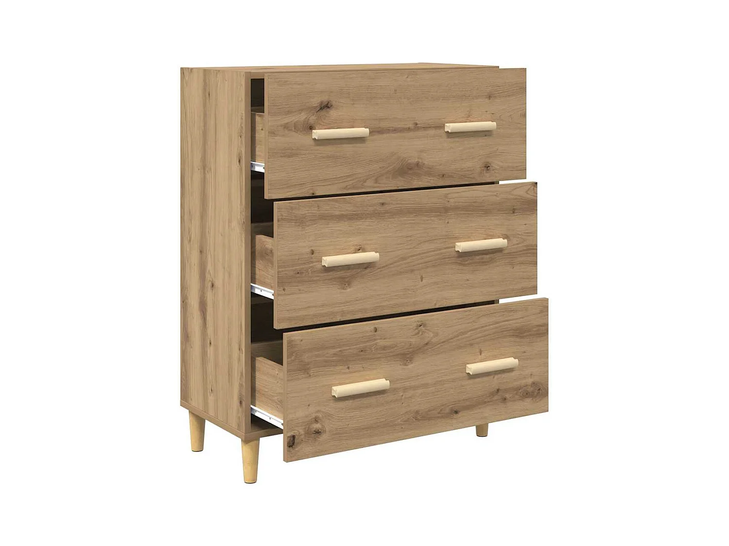 Buffet chêne artisanal 34 x 69.5 x 90 cm Bois d'ingénierie