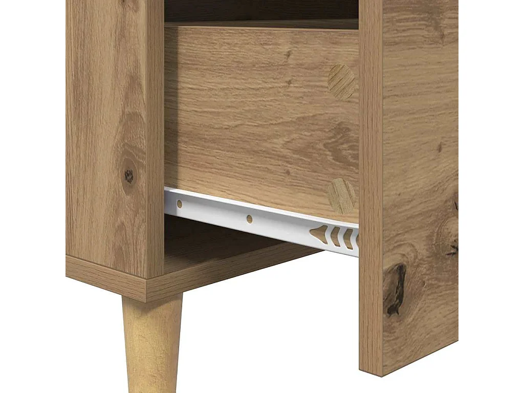 Buffet chêne artisanal 34 x 69.5 x 90 cm Bois d'ingénierie