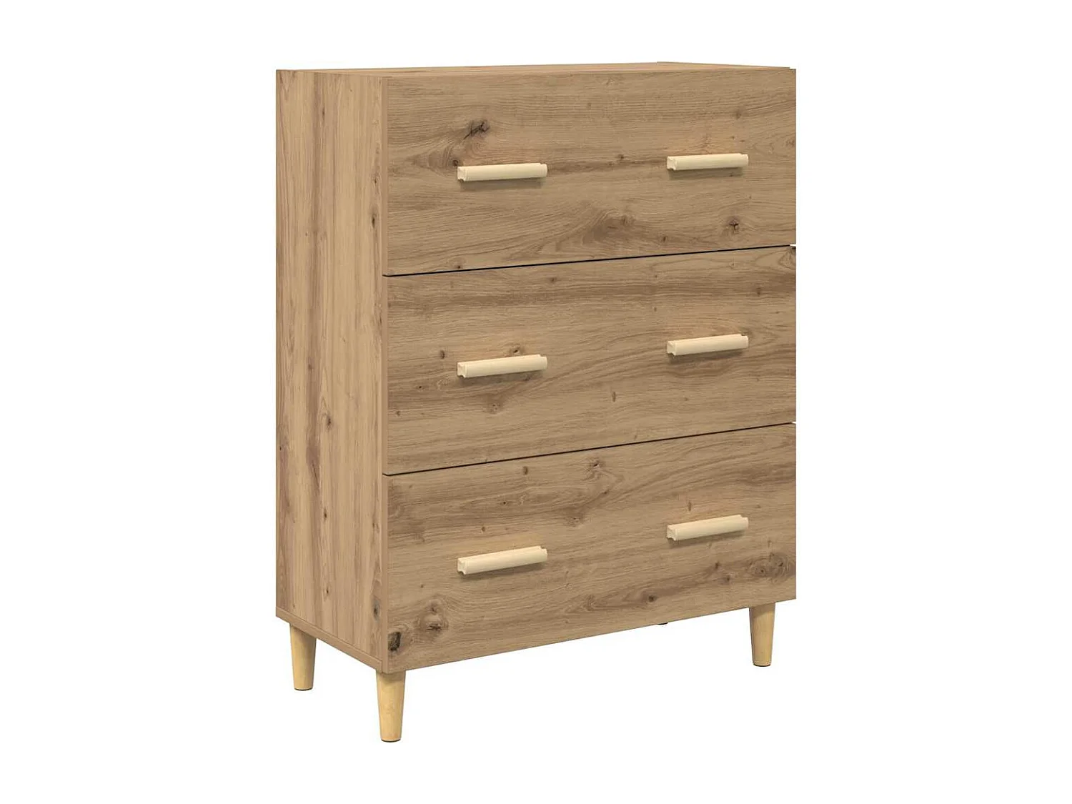 Handgemaakt eikenhouten dressoir 34 x 69,5 x 90 cm Technisch hout