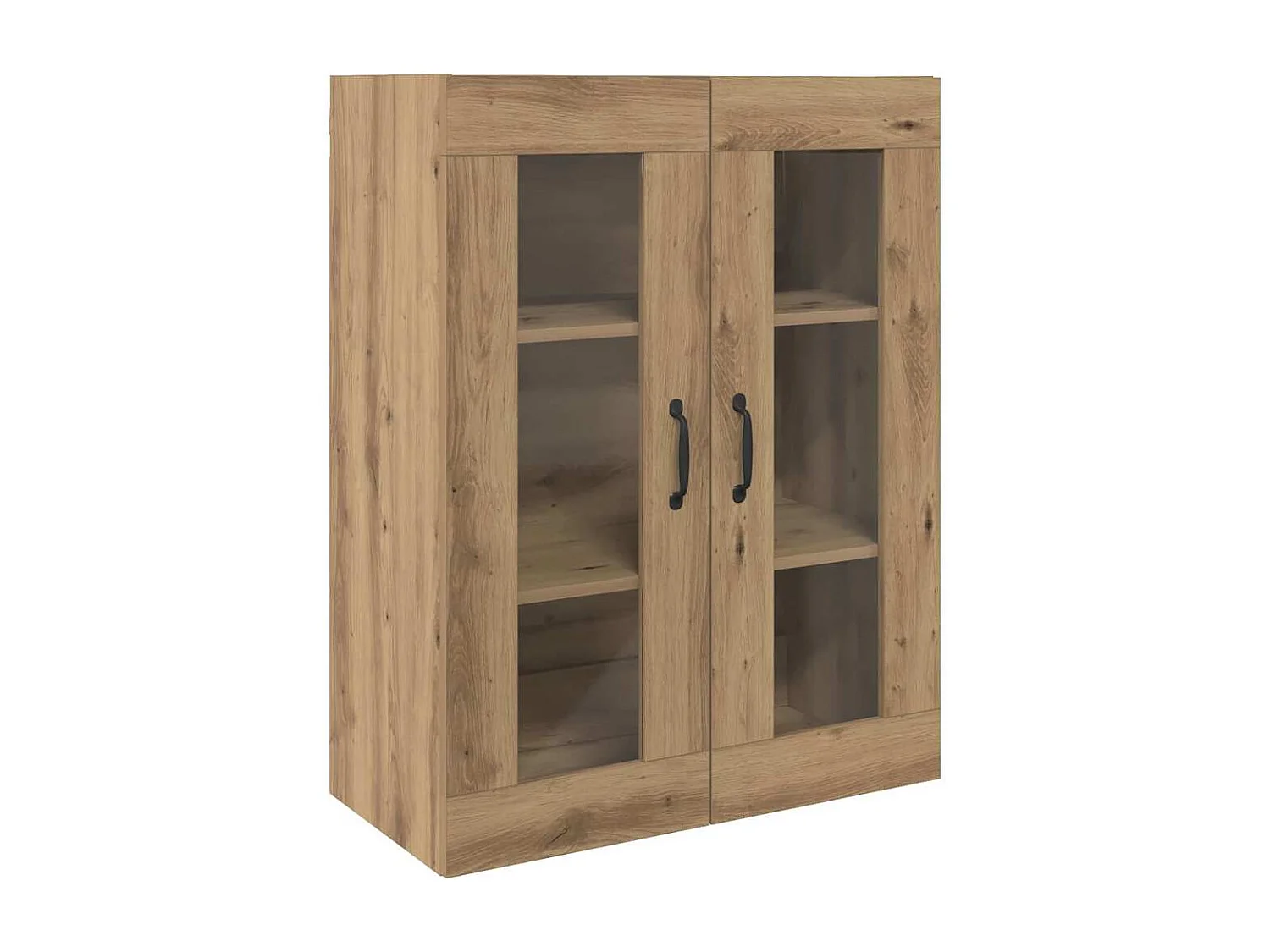 Pensili 2 pezzi in rovere fatti a mano 69,5 x 34 x 90 cm