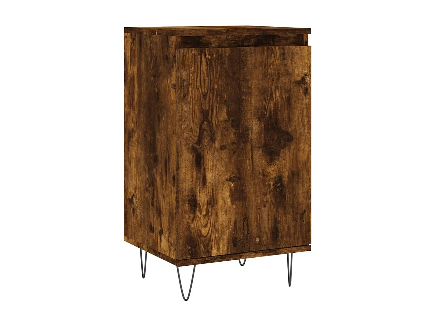 Credenza in rovere affumicato 40x35x70 cm in legno ingegnerizzato