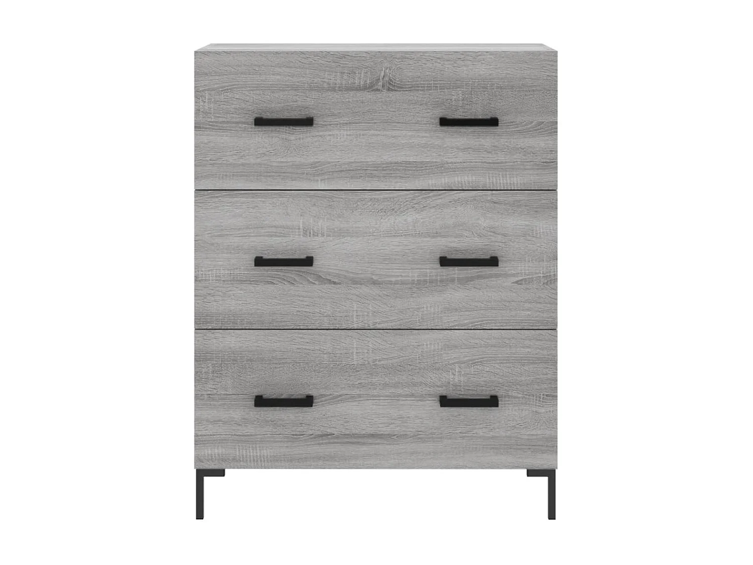 Buffet haut Sonoma gris 69,5x34x180 cm Bois d'ingénierie
