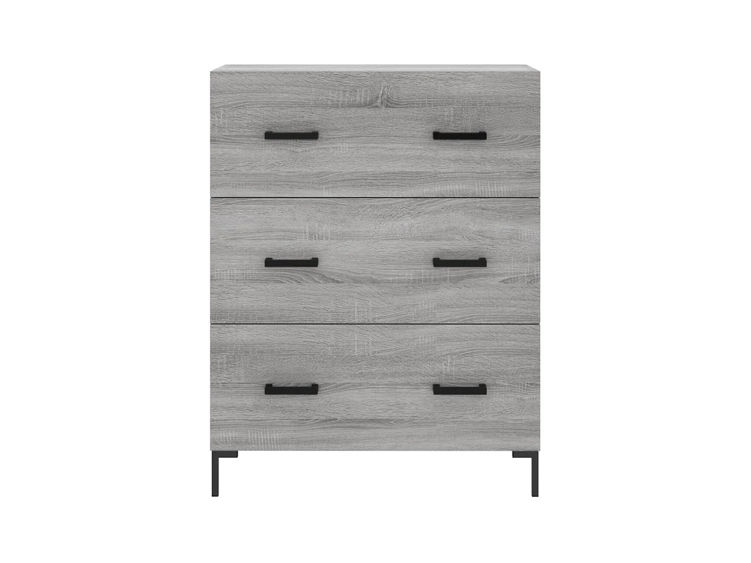 Sonoma hoog dressoir grijs 69,5x34x180 cm Technisch hout
