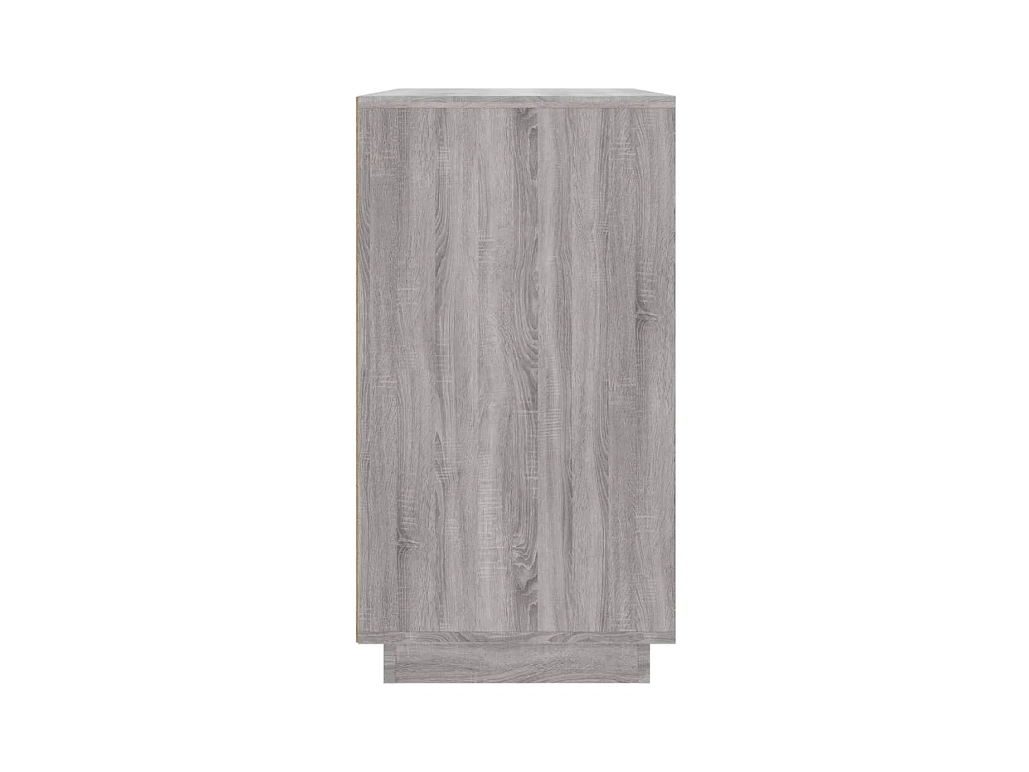 Credenza Sonoma grigia 80x34x75 cm in legno ingegnerizzato