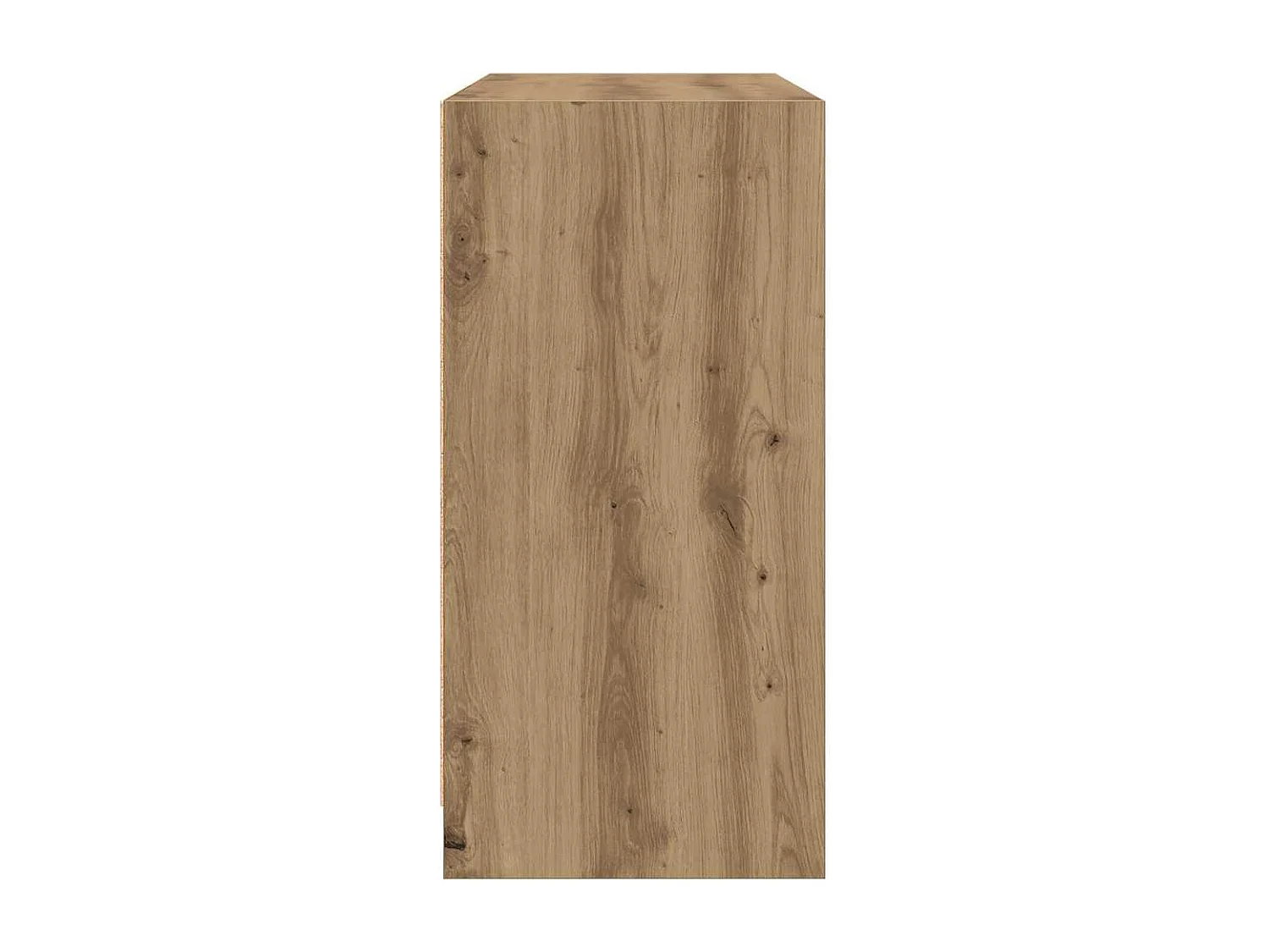 Buffet chêne artisanal 102x37x75,5 cm bois d'ingénierie