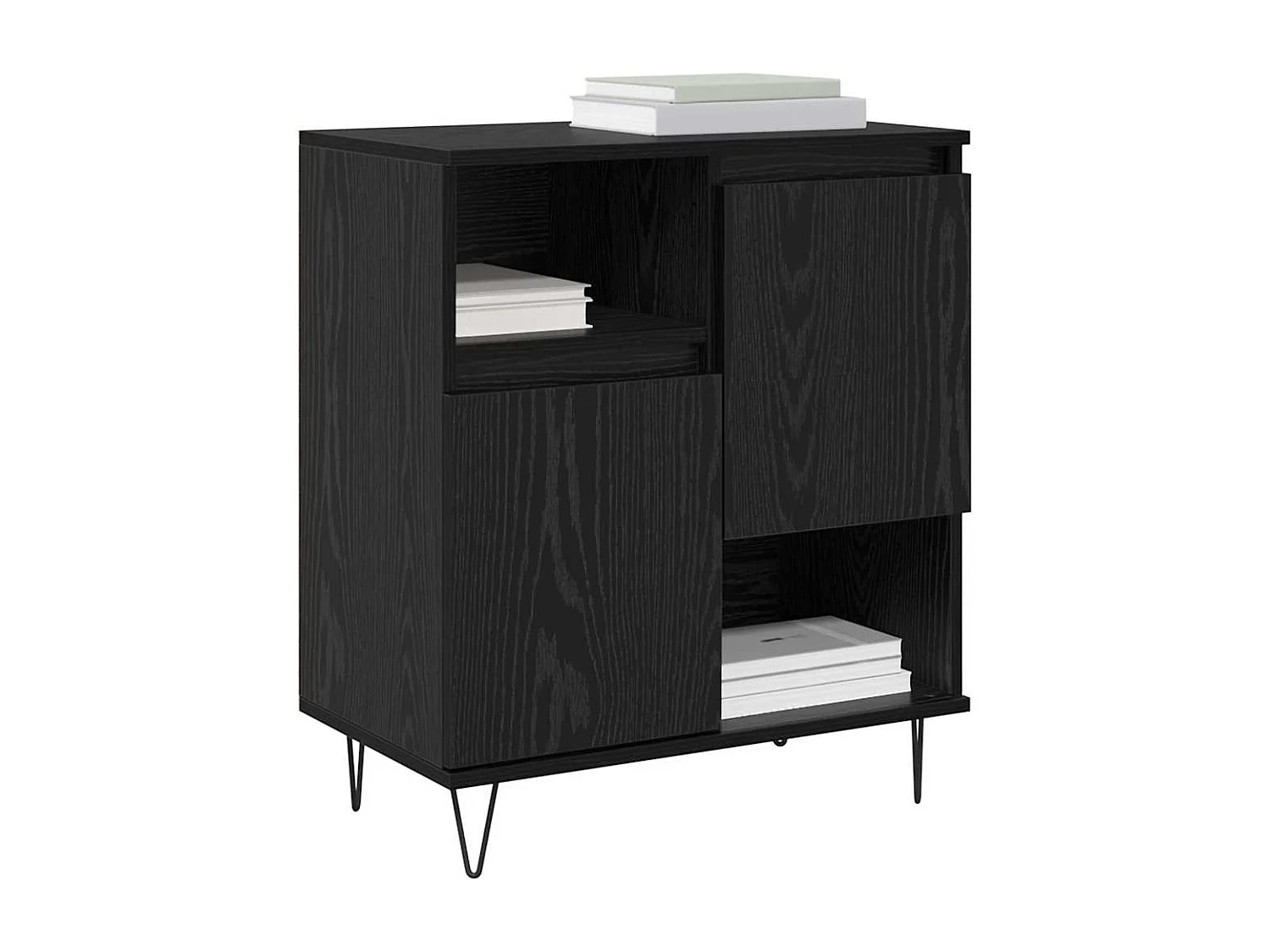 Buffets 3 pcs Chêne noir 180 x 35 x 70 cm Bois d'ingénierie