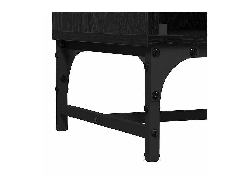 Haut Armoire Chêne noir 35 x 37 x 117 cm Bois d'ingénierie