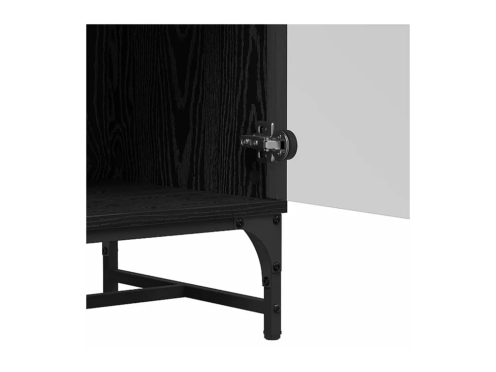 Haut Armoire Chêne noir 35 x 37 x 117 cm Bois d'ingénierie