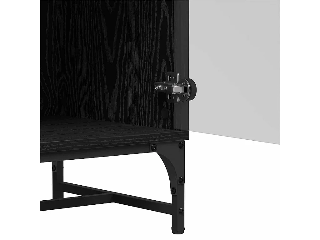 Armario alto Roble Negro 35 x 37 x 117 cm Madera de ingeniería
