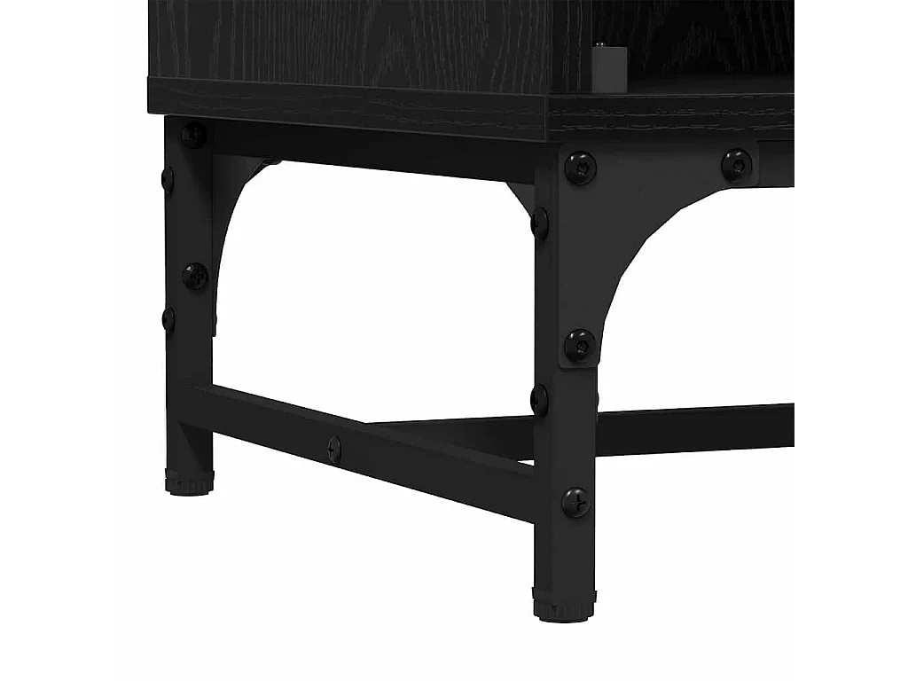 Armario alto Roble Negro 35 x 37 x 117 cm Madera de ingeniería