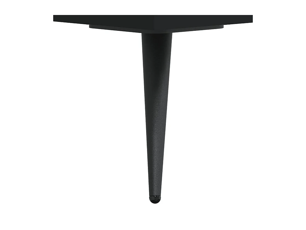 Zwarte hoge dressoir 69,5x34x180 cm Bewerkt hout