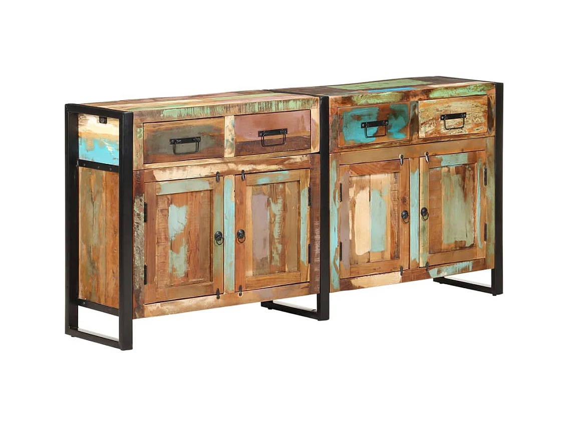 Buffet 172x35x80 cm Bois de récupération massif