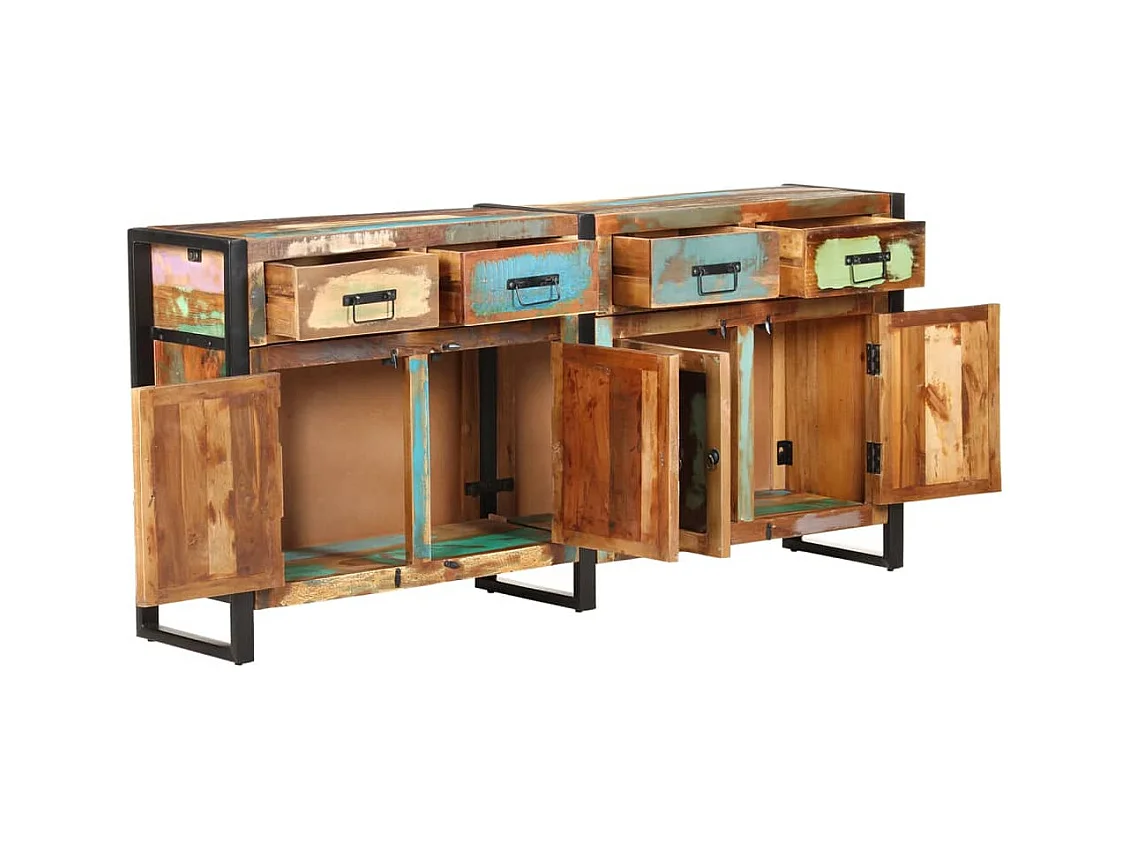 Buffet 172x35x80 cm Bois de récupération massif
