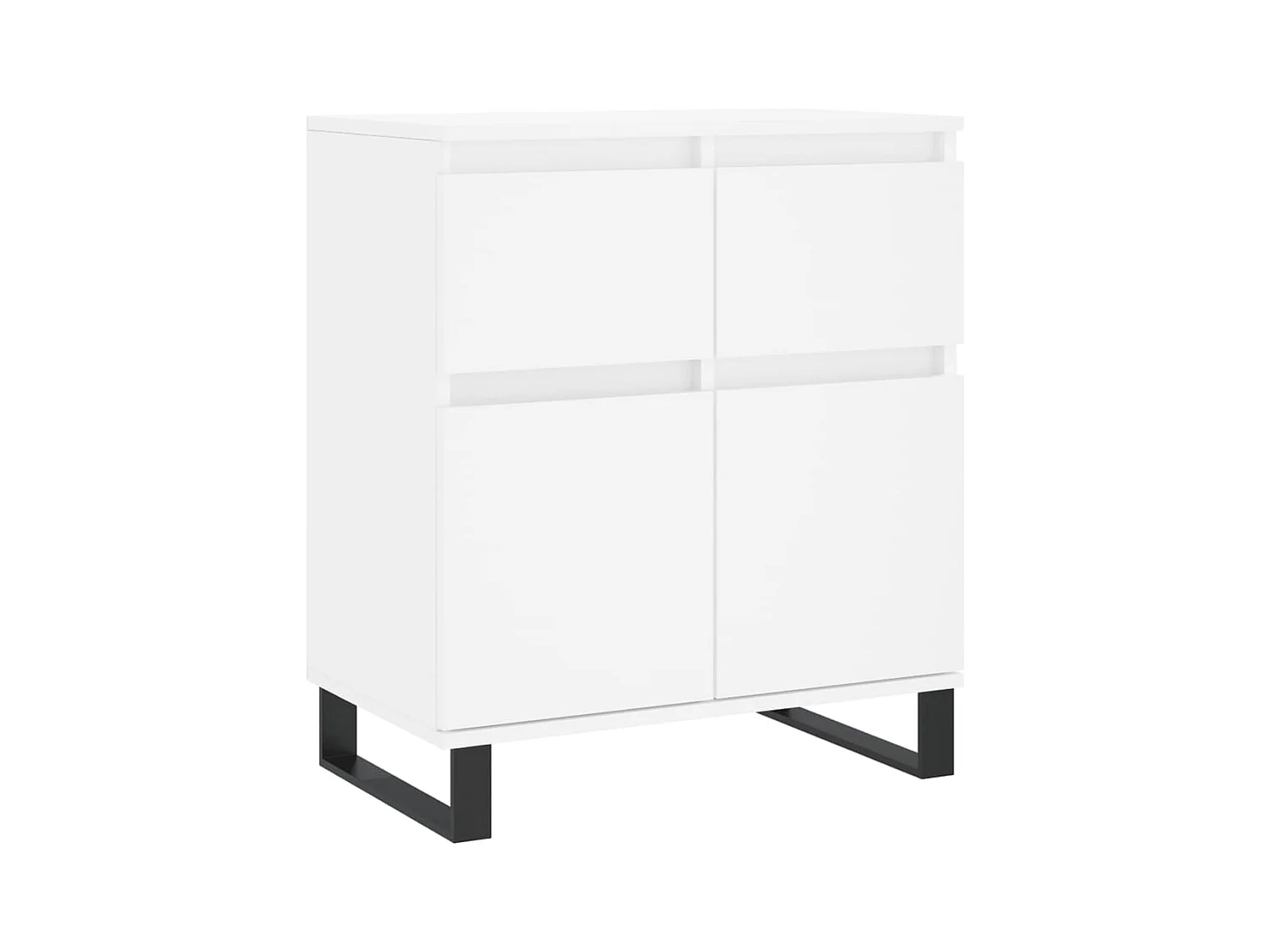 Buffet Blanc 60x35x70 cm Bois d'ingénierie