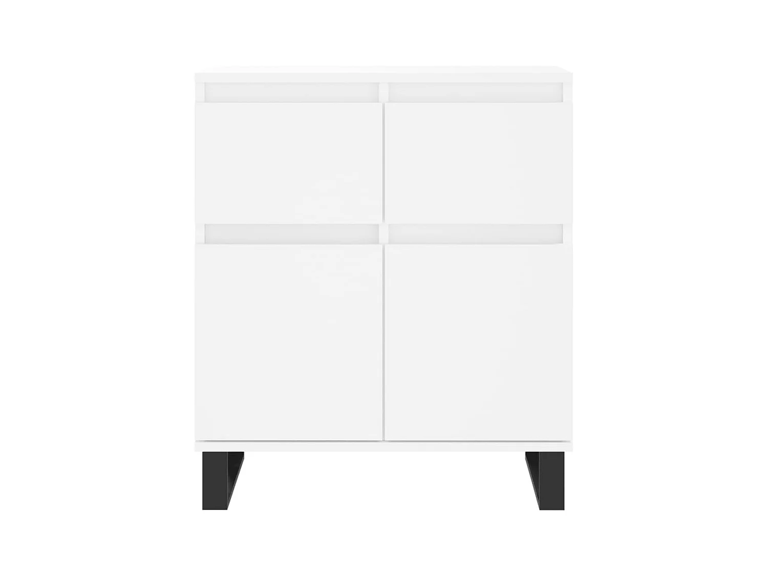 Buffet Blanc 60x35x70 cm Bois d'ingénierie