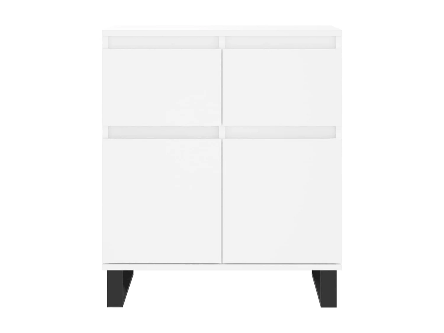 Buffet Blanc 60x35x70 cm Bois d'ingénierie