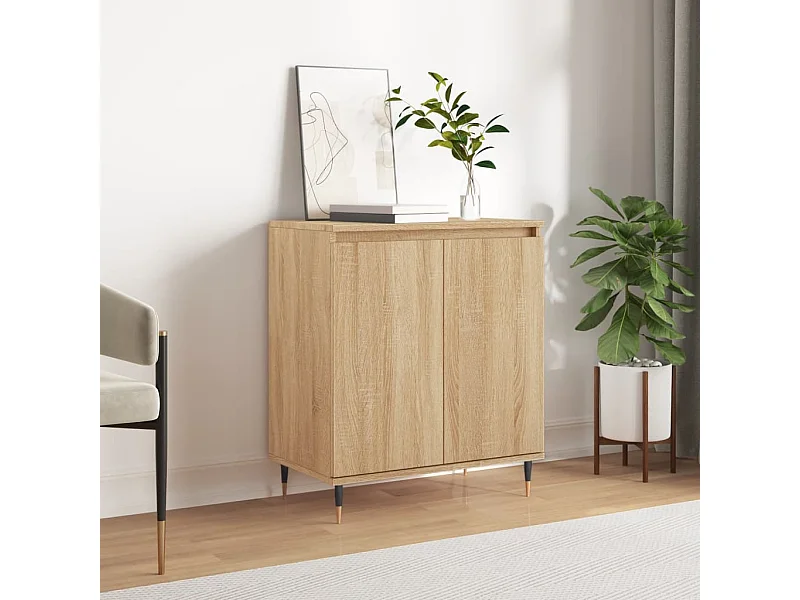 Credenza in rovere Sonoma 60x35x70 cm in legno ingegnerizzato