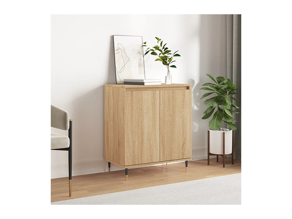 Credenza in rovere Sonoma 60x35x70 cm in legno ingegnerizzato