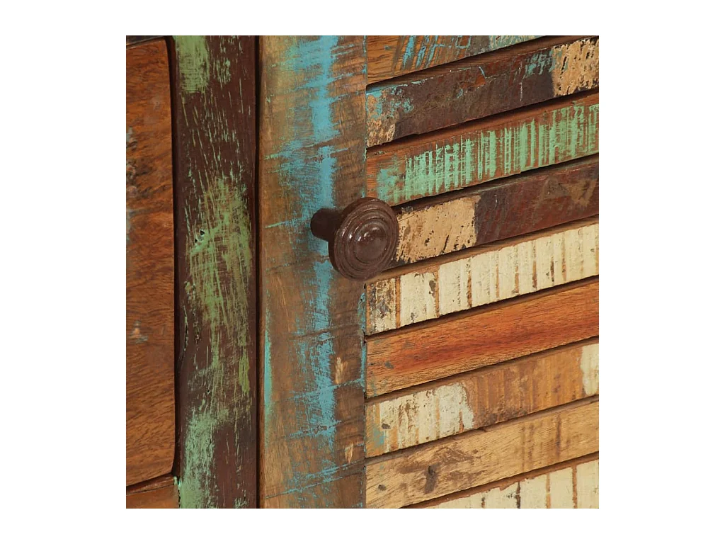 Buffet avec 3 tiroirs 55x30x70 cm bois de récupération massif