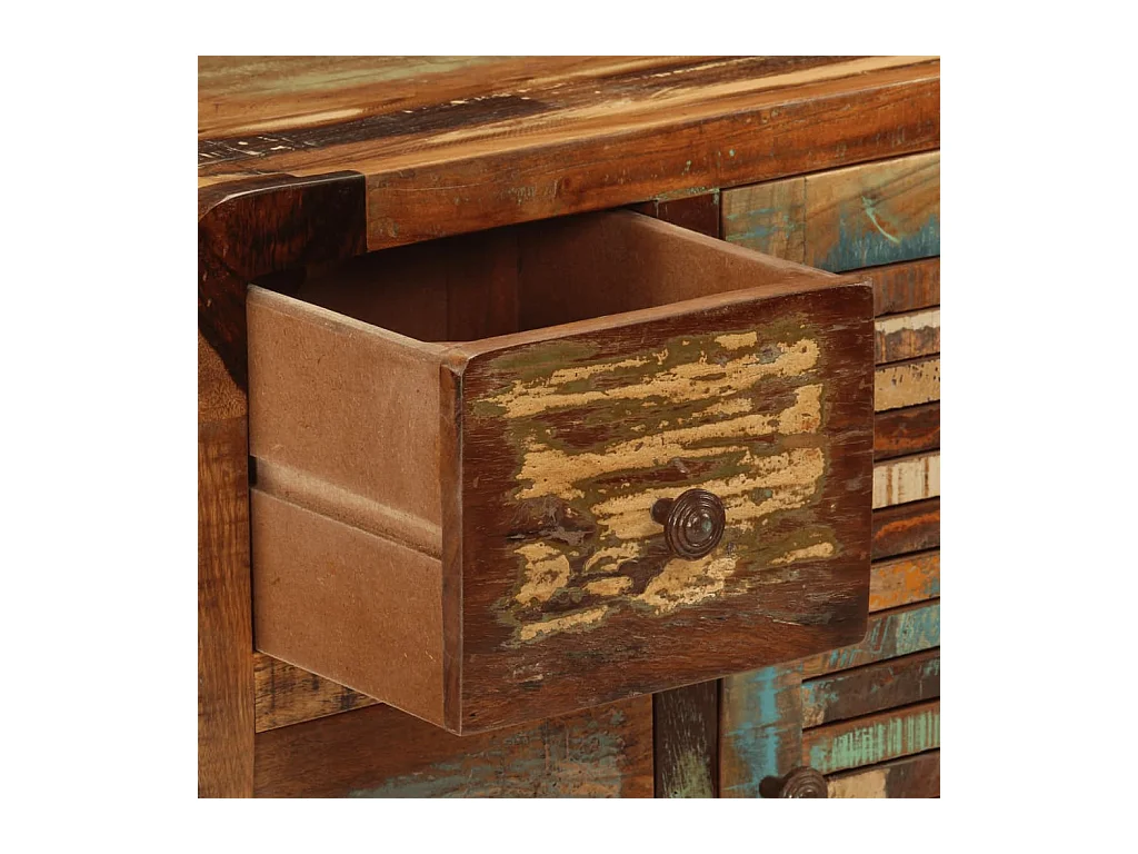 Buffet avec 3 tiroirs 55x30x70 cm bois de récupération massif