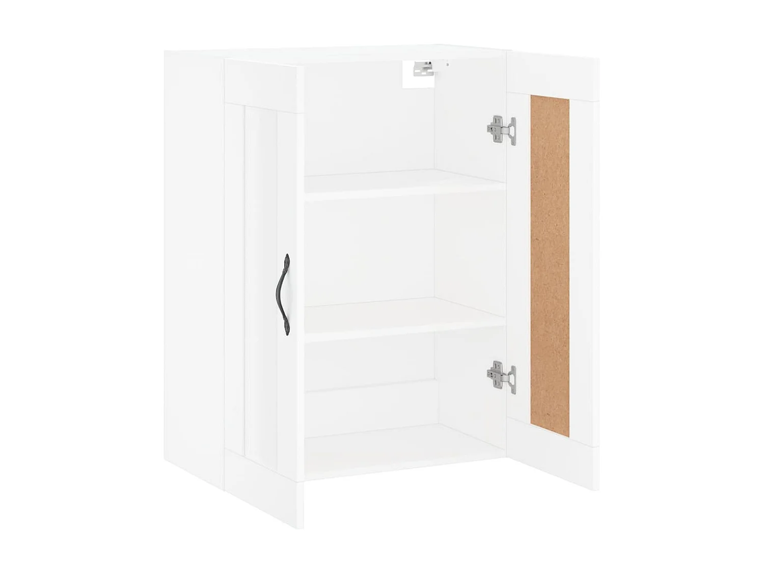 Armoire murale blanc 69,5x34x90 cm bois d'ingénierie