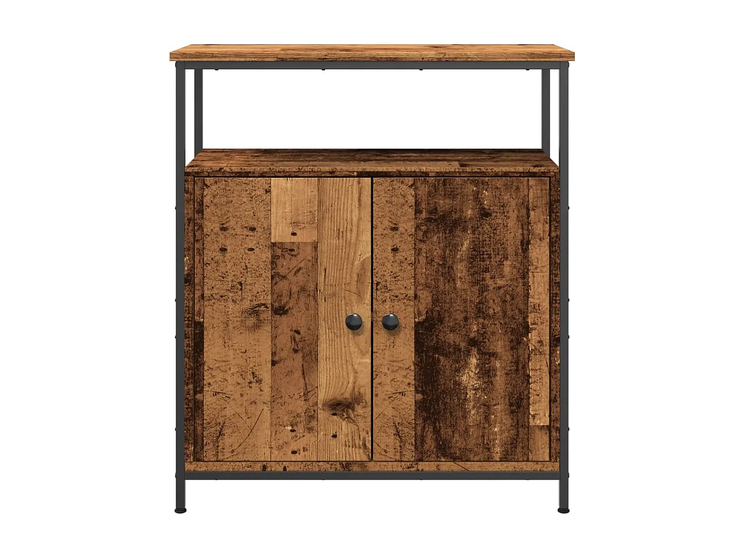 Buffet vieux bois 70x30x80 cm bois d'ingénierie