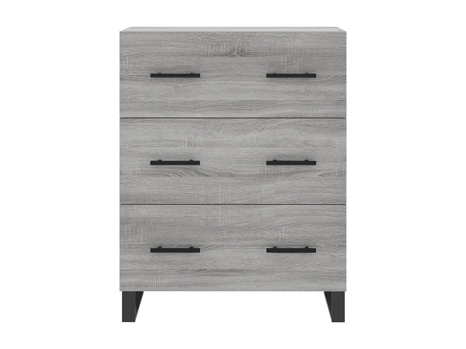 Buffet haut Sonoma gris 69,5x34x180 cm Bois d'ingénierie