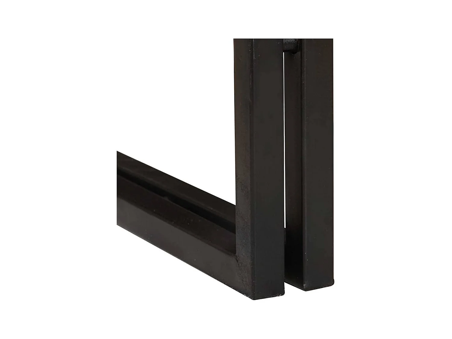 Credenza marrone 66 x 33 x 70 cm in legno massello di mango