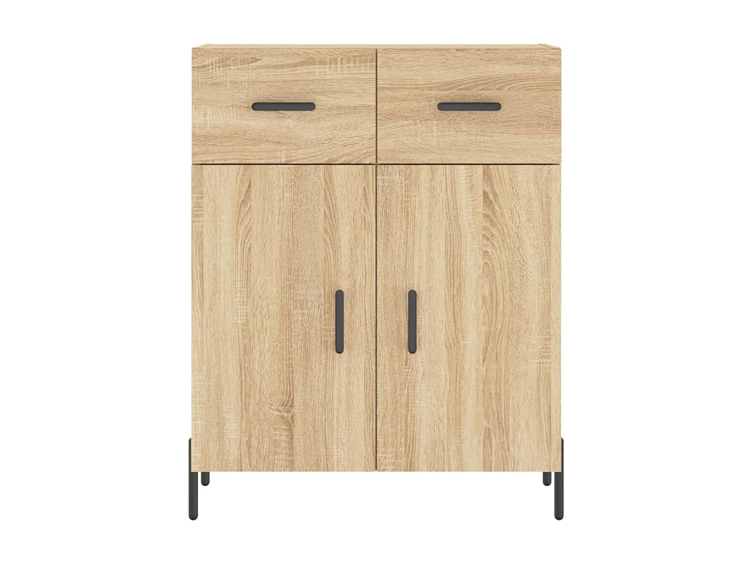 Buffet haut Chêne sonoma 69,5x34x180 cm Bois d'ingénierie