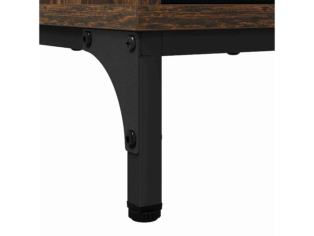 Gerookt eiken dressoir 89,5 x 33 x 82 cm bewerkt hout