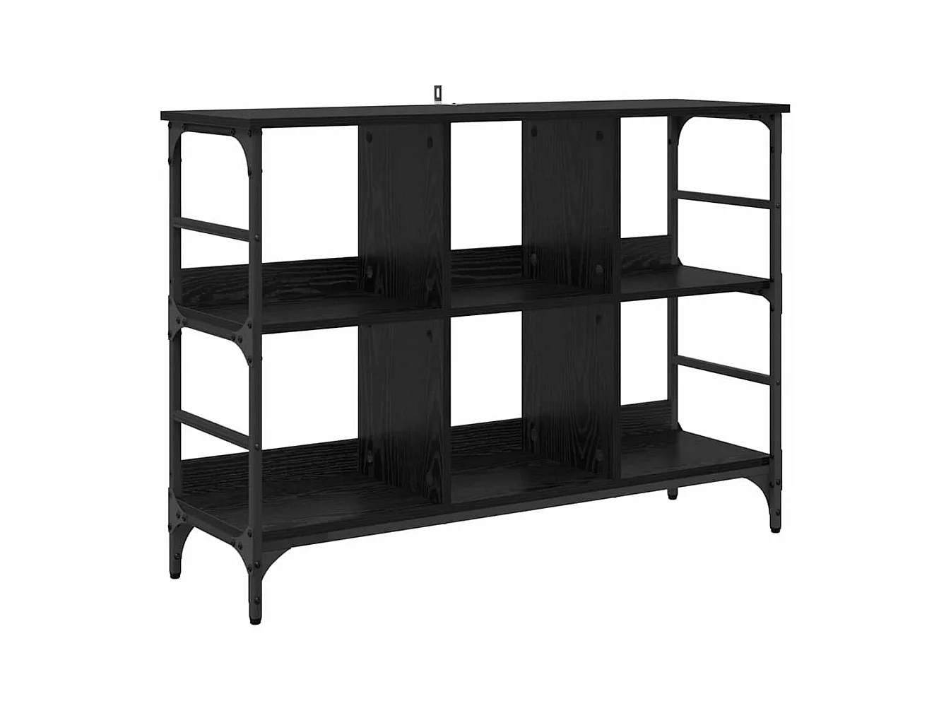 Buffet Noir 102 x 32 x 73.5 cm Bois d'ingénierie