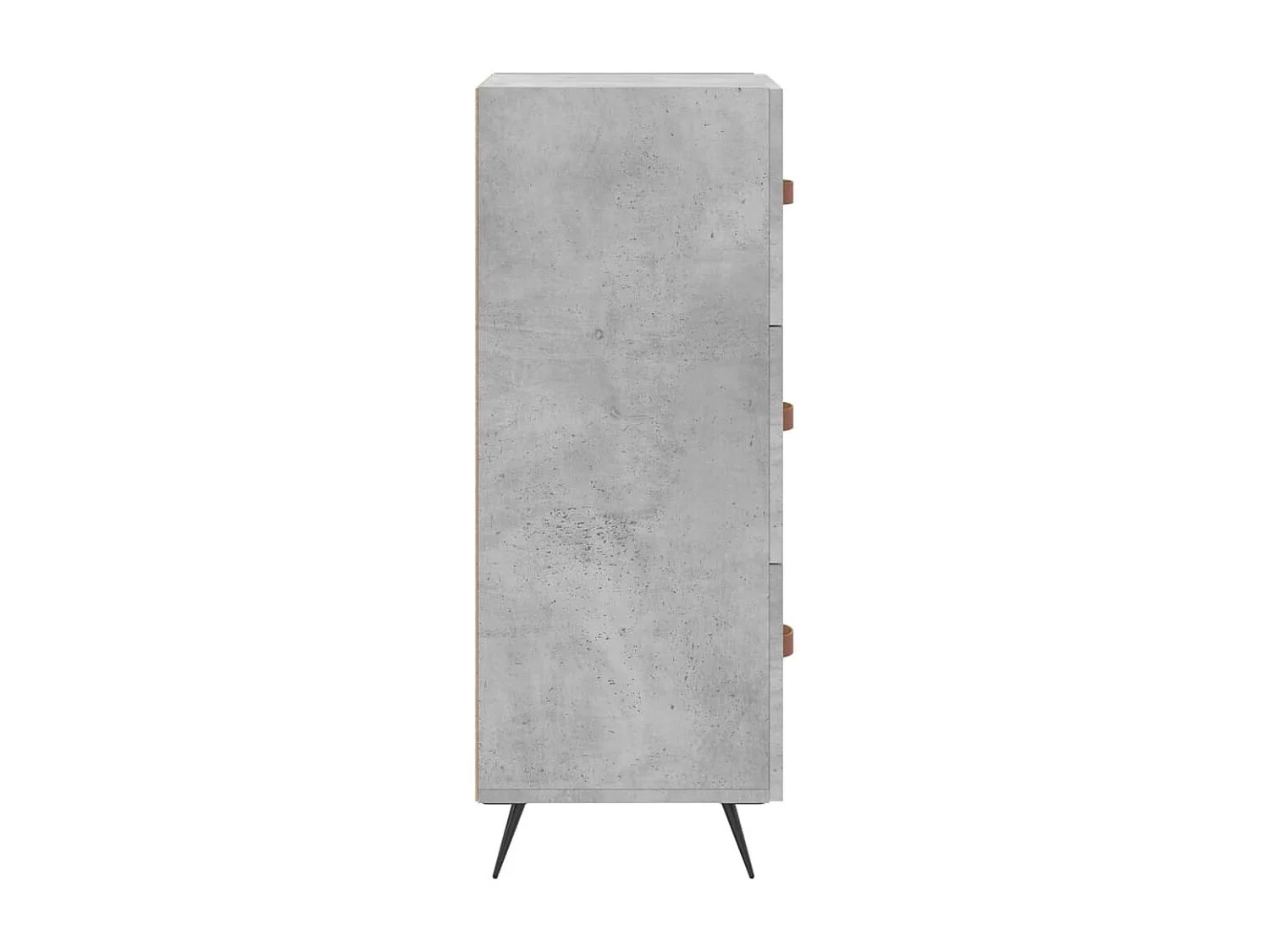 Buffet Gris béton 34,5x34x90 cm Bois d'ingénierie