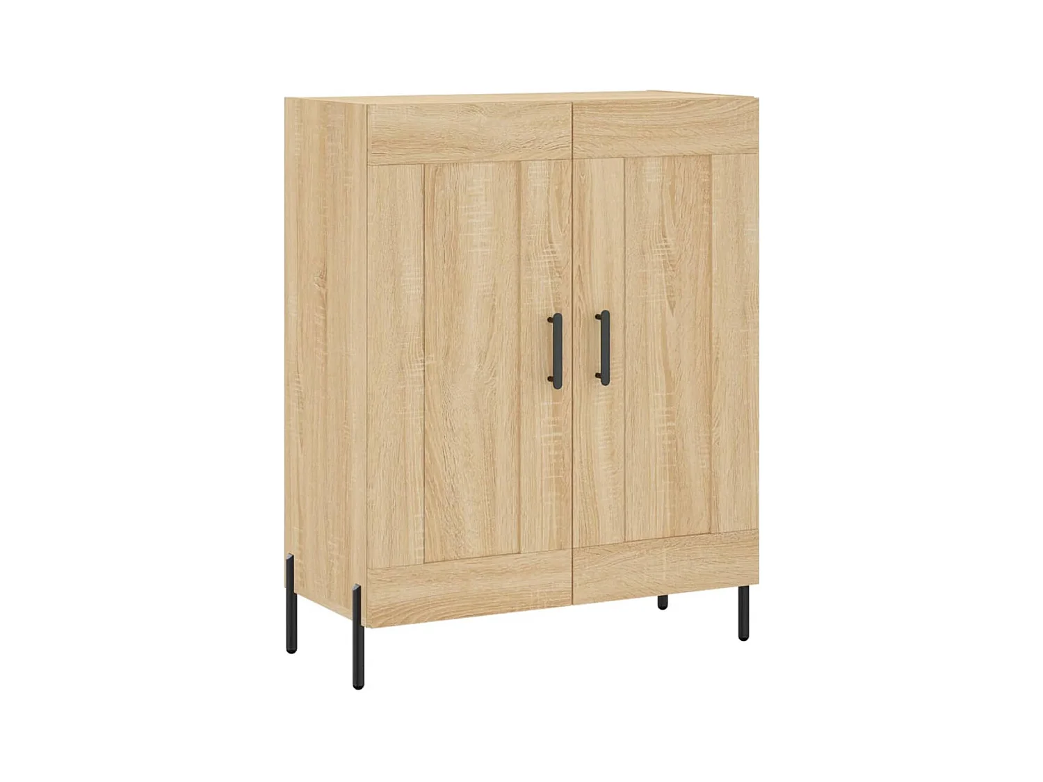 Hoog dressoir Sonoma eiken 69,5x34x180 cm Technisch hout