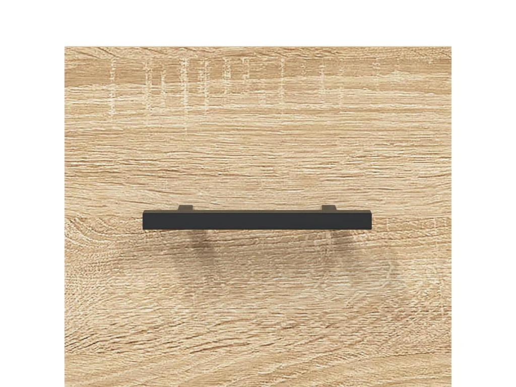 Hoog dressoir Sonoma eiken 69,5x34x180 cm Technisch hout