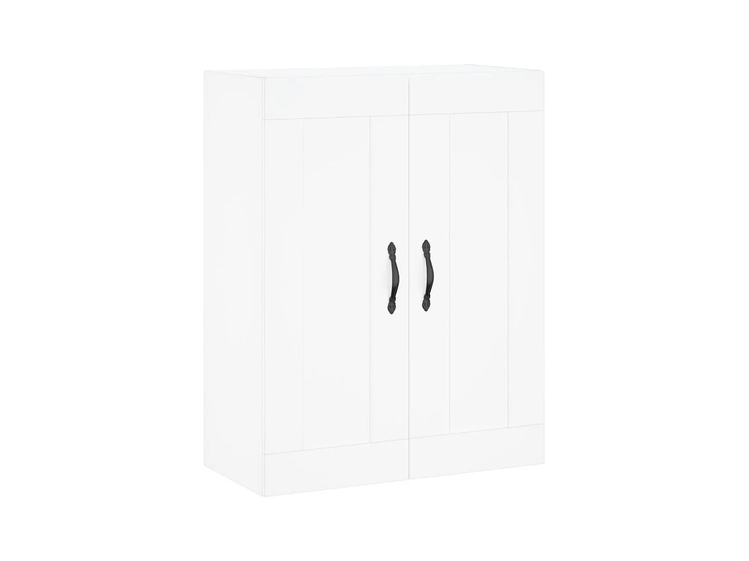 Wit hoog dressoir 69,5x34x180 cm Technisch hout