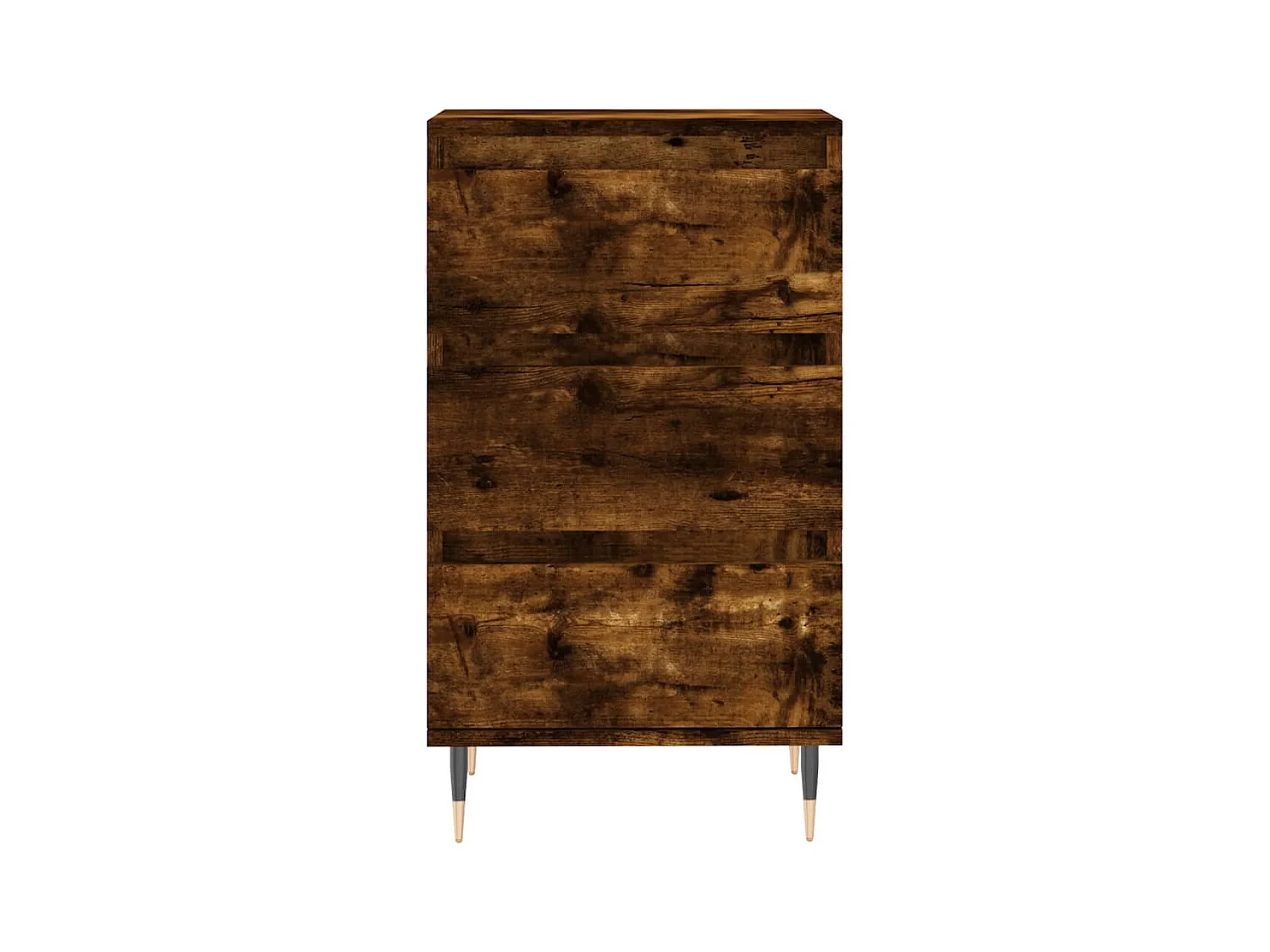 Aparador de roble ahumado 40x35x70 cm madera de ingeniería