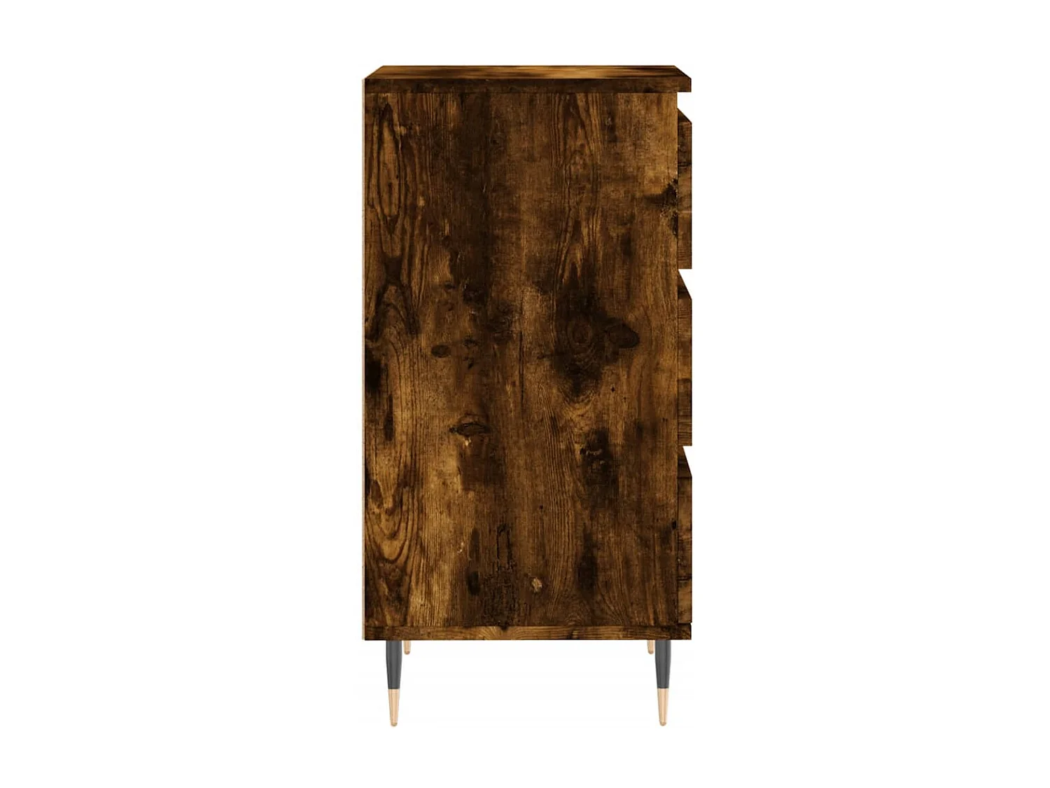 Aparador de roble ahumado 40x35x70 cm madera de ingeniería