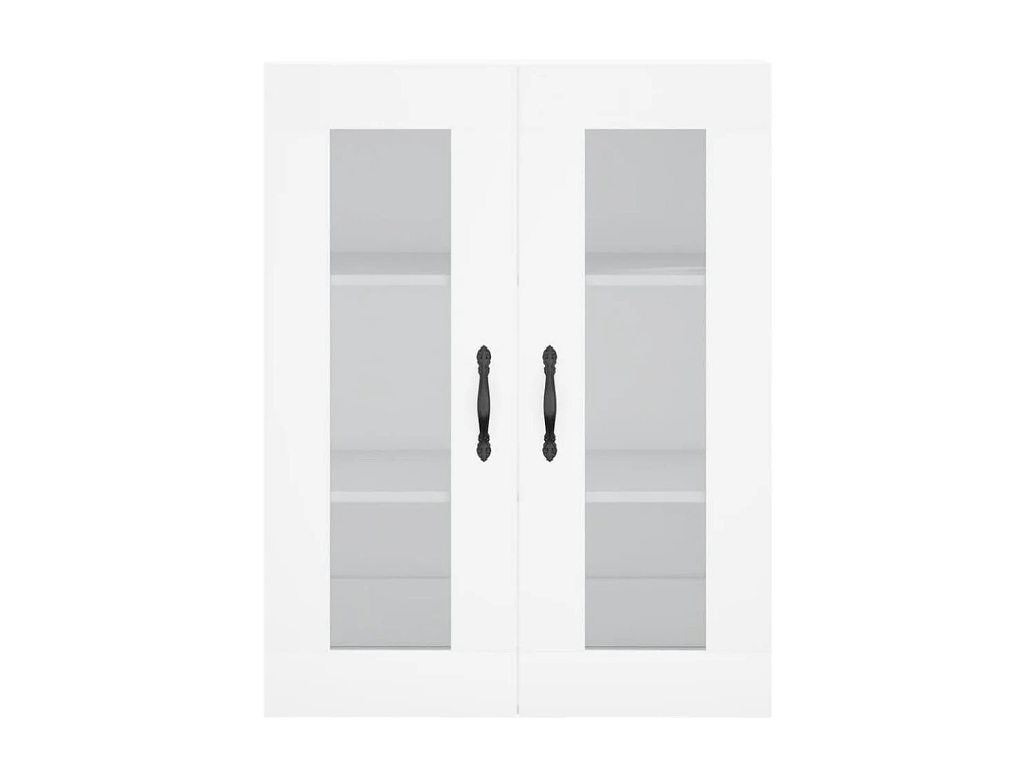 Wit hoog dressoir 69,5x34x180 cm Technisch hout