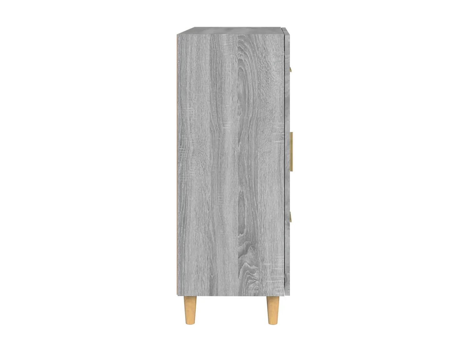 Credenza Sonoma grigia 69,5x34x90 cm in legno ingegnerizzato