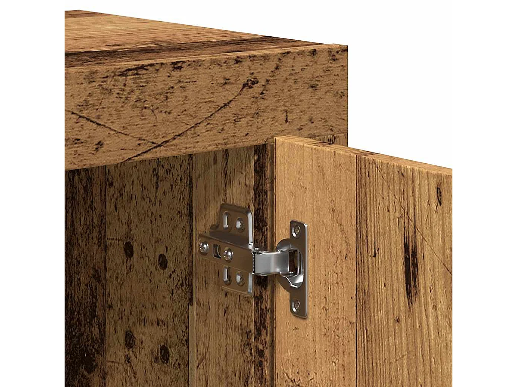 Buffet vieux bois 92x35x75 cm bois d'ingénierie