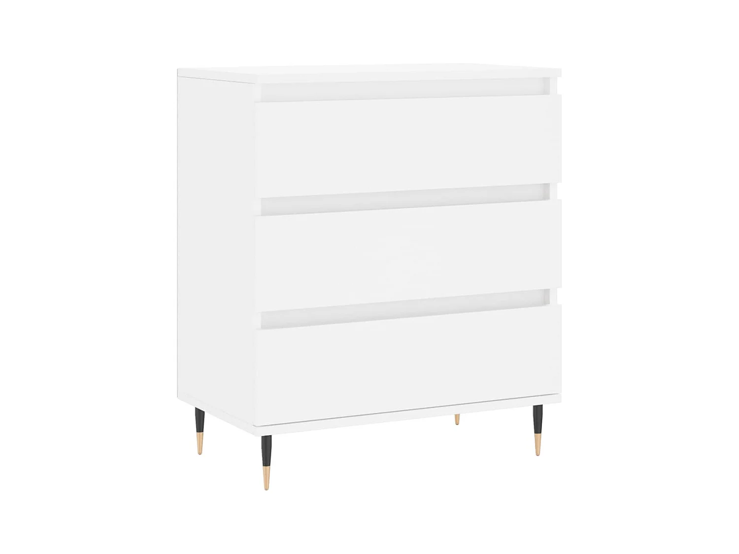 Credenza bianca 60x35x70 cm in legno ingegnerizzato