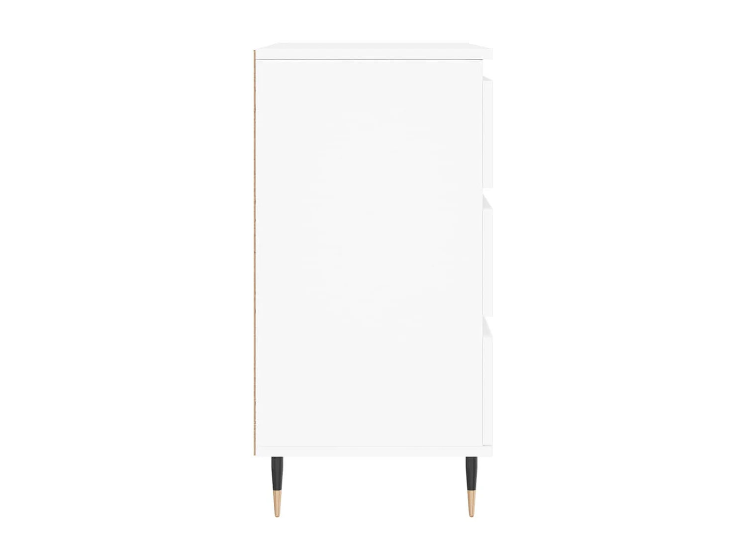 Credenza bianca 60x35x70 cm in legno ingegnerizzato